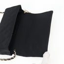 CHANEL Matelasse Chain Shoulder Bag Nylon Black CC Auth 129738V-9