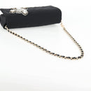 CHANEL Matelasse Chain Shoulder Bag Nylon Black CC Auth 129738V-7