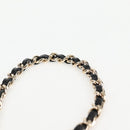 CHANEL Matelasse Chain Shoulder Bag Nylon Black CC Auth 129738V-8