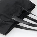 CHANEL New Travel Line Tote Bag Nylon Black CC Auth 129741-6