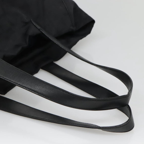 CHANEL New Travel Line Tote Bag Nylon Black CC Auth 129741