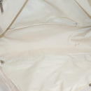 CHANEL New Travel Line Tote Bag Nylon Ivory CC Auth 129743-11