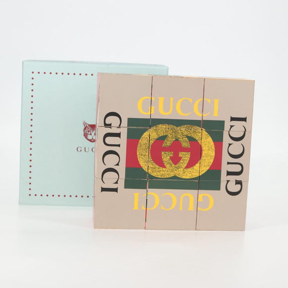 GUCCI Dice Cube Game Brown Auth 129755M