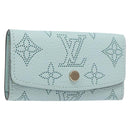 LOUIS VUITTON Mahina Multicles 4 Key Case Blue M83504 LV Auth 129756-1