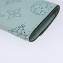 LOUIS VUITTON Mahina Multicles 4 Key Case Blue M83504 LV Auth 129756-15