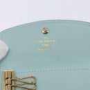 LOUIS VUITTON Mahina Multicles 4 Key Case Blue M83504 LV Auth 129756-18