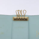 LOUIS VUITTON Mahina Multicles 4 Key Case Blue M83504 LV Auth 129756-10