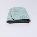 LOUIS VUITTON Mahina Multicles 4 Key Case Blue M83504 LV Auth 129756-3