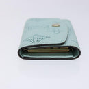 LOUIS VUITTON Mahina Multicles 4 Key Case Blue M83504 LV Auth 129756-4