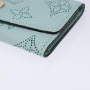 LOUIS VUITTON Mahina Multicles 4 Key Case Blue M83504 LV Auth 129756-7