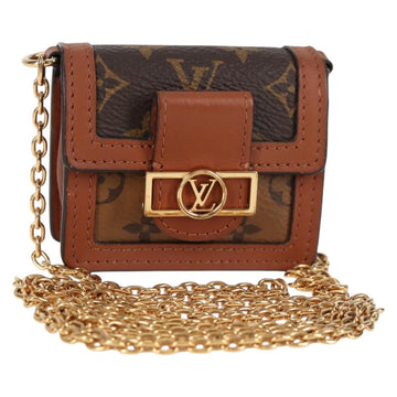 LOUIS VUITTON Monogram Reverse Micro Dauphine Bag M80250 LV Auth 129757M