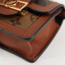 LOUIS VUITTON Monogram Reverse Micro Dauphine Bag M80250 LV Auth 129757M-16