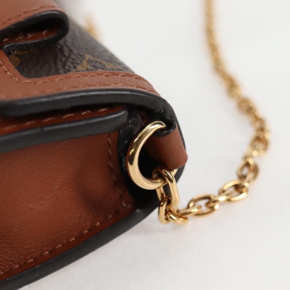 LOUIS VUITTON Monogram Reverse Micro Dauphine Bag M80250 LV Auth 129757M