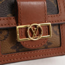 LOUIS VUITTON Monogram Reverse Micro Dauphine Bag M80250 LV Auth 129757M-19