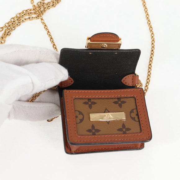 LOUIS VUITTON Monogram Reverse Micro Dauphine Bag M80250 LV Auth 129757SAM