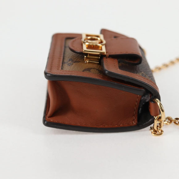 LOUIS VUITTON Monogram Reverse Micro Dauphine Bag M80250 LV Auth 129757M