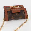 LOUIS VUITTON Monogram Reverse Micro Dauphine Bag M80250 LV Auth 129757M-6