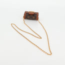 LOUIS VUITTON Monogram Reverse Micro Dauphine Bag M80250 LV Auth 129757M-7