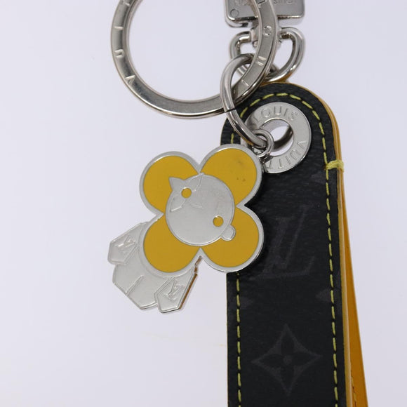 LOUIS VUITTON Monogram Eclipse Dragon Vivienne Key Holder MO1469 Auth 129758