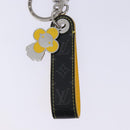 LOUIS VUITTON Monogram Eclipse Dragon Vivienne Key Holder MO1469 Auth 129758-4