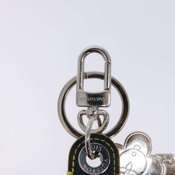 LOUIS VUITTON Monogram Eclipse Dragon Vivienne Key Holder MO1469 Auth 129758