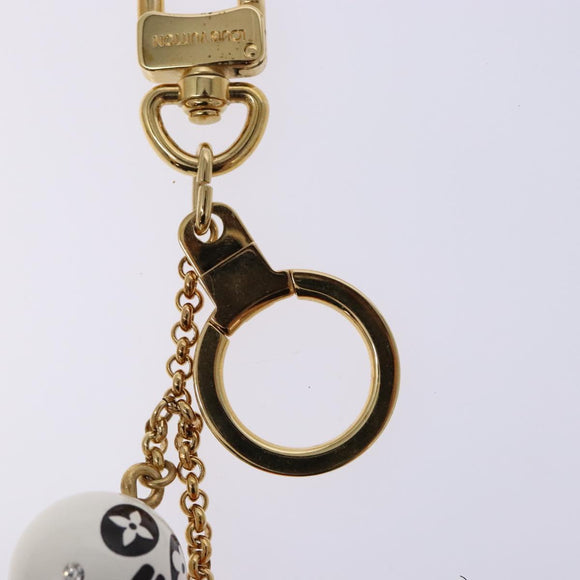 LOUIS VUITTON Porte ClesChainne Key Holder Metal T&B Gold M60076 LV Auth 129759
