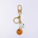 LOUIS VUITTON Porte ClesChainne Key Holder Metal T&B Gold M60076 LV Auth 129759-6