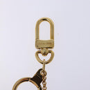 LOUIS VUITTON Porte ClesChainne Key Holder Metal T&B Gold M60076 LV Auth 129759-7