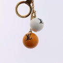 LOUIS VUITTON Porte ClesChainne Key Holder Metal T&B Gold M60076 LV Auth 129759-9