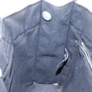 HERMES Fourre Tout PM Hand Bag Canvas Black Gray Silver Auth 129762-18