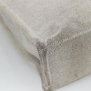 HERMES New Fourre Tout MM Hand Bag Canvas Gray Silver Auth 129763-16