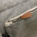 HERMES New Fourre Tout MM Hand Bag Canvas Gray Silver Auth 129763-19