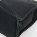 HERMES Fourre Tout MM Hand Bag Canvas Black Auth 129764-9