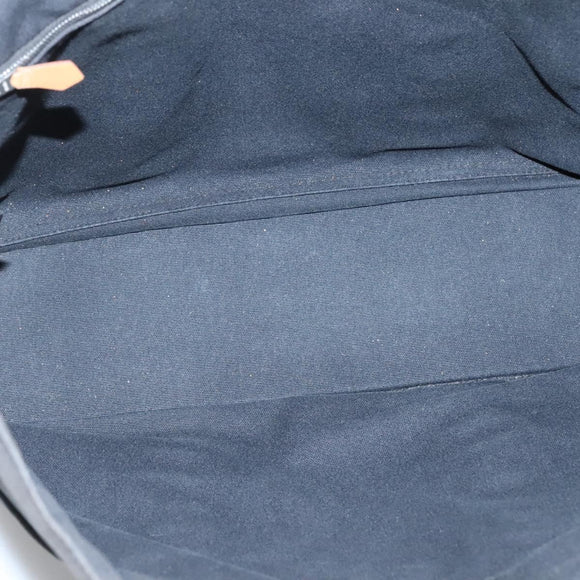 HERMES Fourre Tout MM Hand Bag Canvas Black Auth 129764