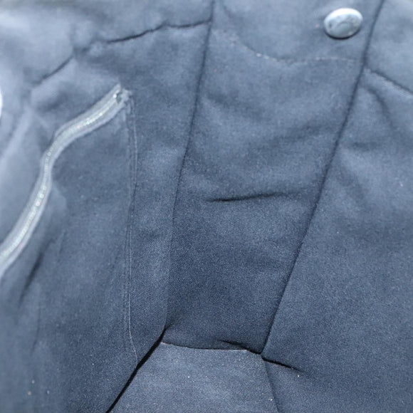 HERMES Fourre Tout MM Hand Bag Canvas Black Auth 129764