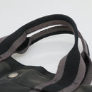 HERMES Fourre Tout MM Hand Bag Canvas Black Auth 129764-8