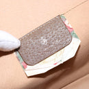 GUCCI GG Supreme Web Sherry Line Clutch Bag PVC Beige Gold 89 01 031 Auth 129766-17