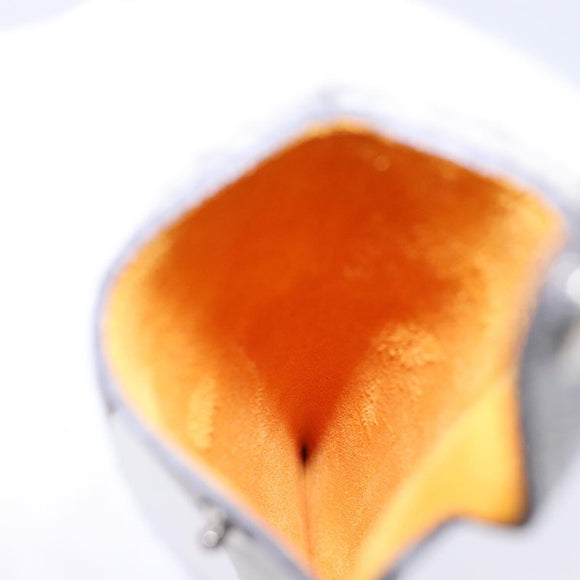 GOYARD Herringbone Glasses Case Leather Gray Silver Auth 129770M