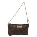 LOUIS VUITTON Monogram Chain Pochette Mila MM Accessory Pouch M60094 Auth 129774-1