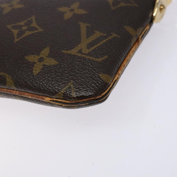 LOUIS VUITTON Monogram Chain Pochette Mila MM Accessory Pouch M60094 Auth 129774