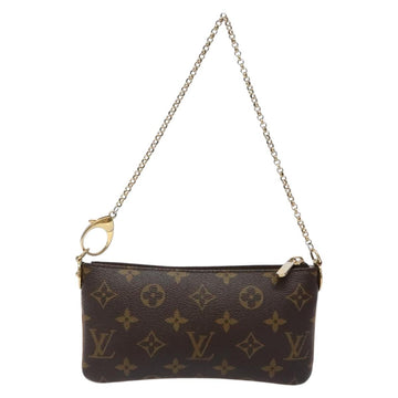 LOUIS VUITTON Monogram Chain Pochette Mila MM Accessory Pouch M60094 Auth 129774 - 0