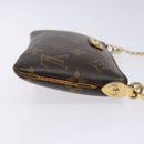 LOUIS VUITTON Monogram Chain Pochette Mila MM Accessory Pouch M60094 Auth 129774-3