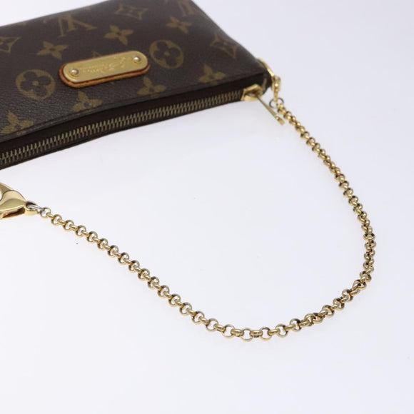 LOUIS VUITTON Monogram Chain Pochette Mila MM Accessory Pouch M60094 Auth 129774