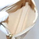 LOUIS VUITTON Damier Azur Mini Pochette Accessoires Accessory N63005 Auth 129775-10