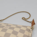 LOUIS VUITTON Damier Azur Mini Pochette Accessoires Accessory N63005 Auth 129775-14