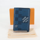 LOUIS VUITTON Damier Graffiti 3D Organizer De Poch Card Case N60430 Auth 129776M-17