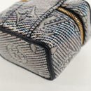LOUIS VUITTON Laminated Jacquard Bijoux Sac Micro Vanity Bag R95559 Auth 129778M-16