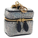 LOUIS VUITTON Laminated Jacquard Bijoux Sac Micro Vanity Bag R95559 Auth 129778M-1