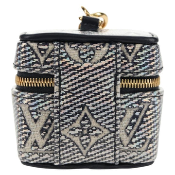 LOUIS VUITTON Laminated Jacquard Bijoux Sac Micro Vanity Bag R95559 Auth 129778M - 0