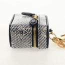 LOUIS VUITTON Laminated Jacquard Bijoux Sac Micro Vanity Bag R95559 Auth 129778M-4